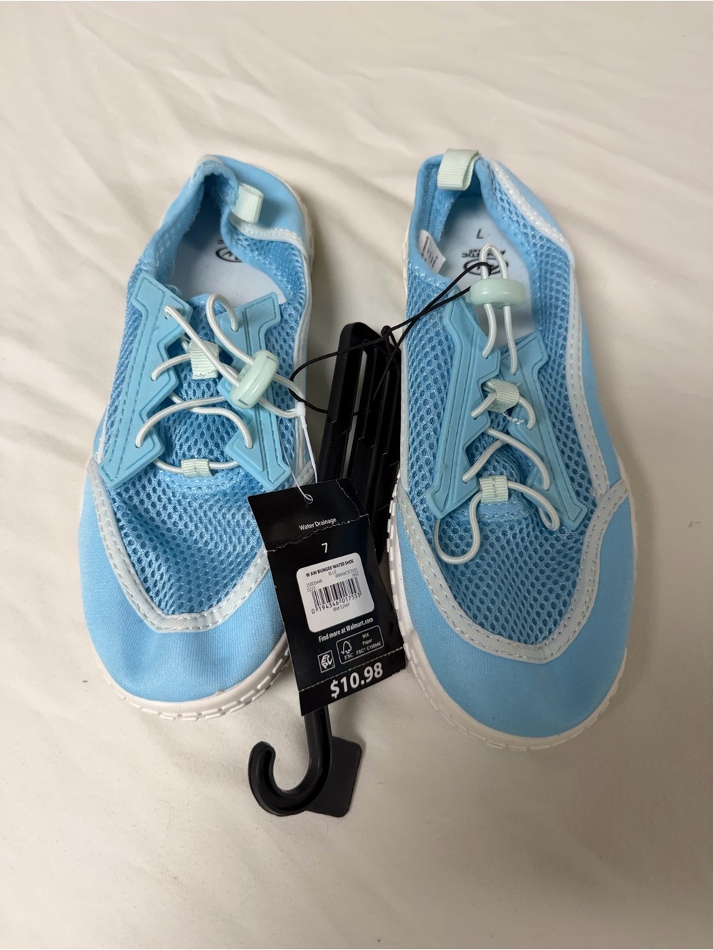NWT Athletic Works Light Blue Swim Shoes Women’s Size 7 Brand New Never Worn
